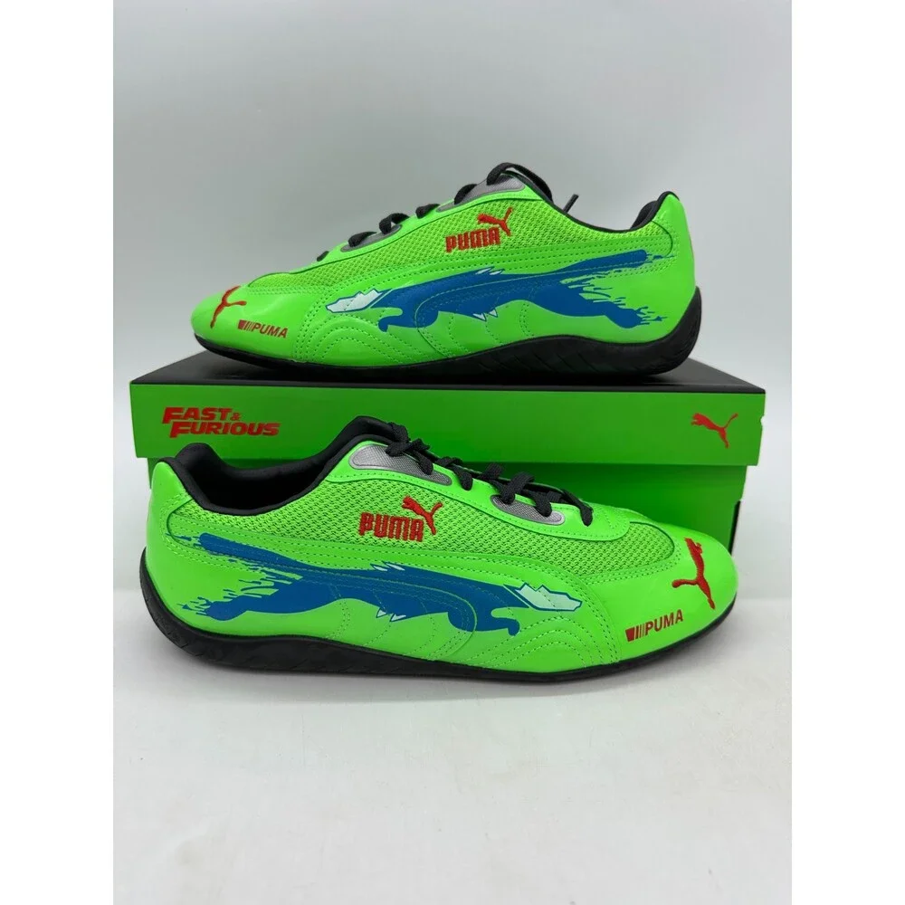 Puma Speedcat Fast and Furious Men's Size 14 Green Athletic Shoes 314162 01